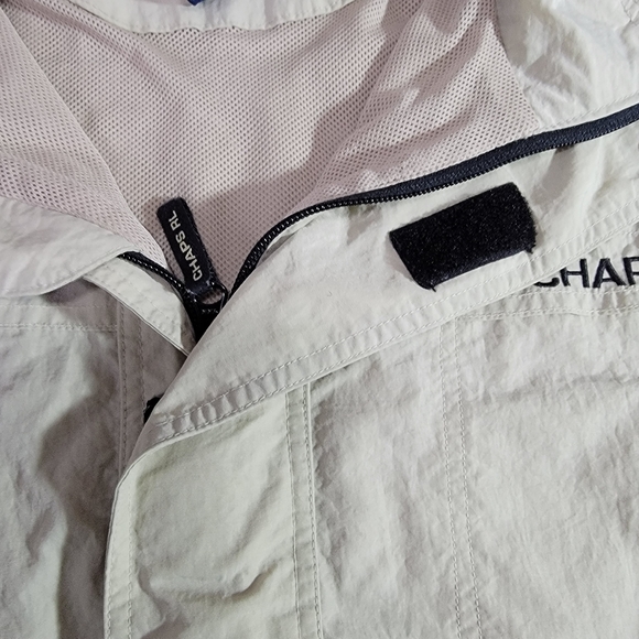 Vintage Mens Ralph Lauren and Chaps Nylon pullover Tan Jacket Size XL - Picture 9 of 12